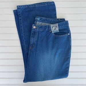 Avenue Blues Boot Cut Jeans Size 20 Average Blue High Rise 100% Cotton Denim